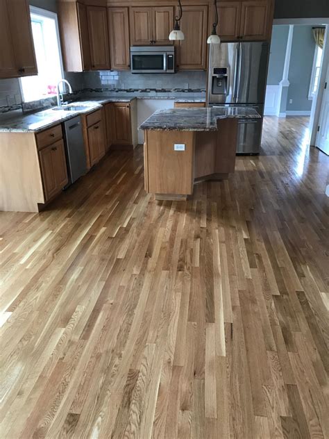 Natural White Oak Floors With Oil Based Finish Central Mass Hardwood Inc