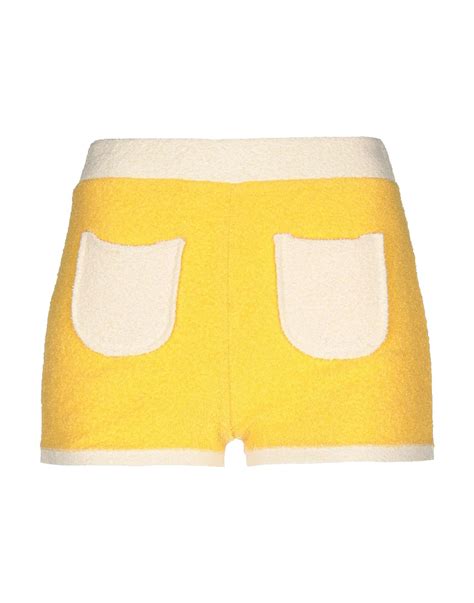 Siyu Shorts And Bermuda In Yellow Modesens