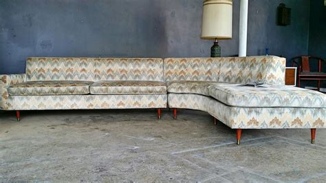Vintage Ground Mid Century Sectional Sofa