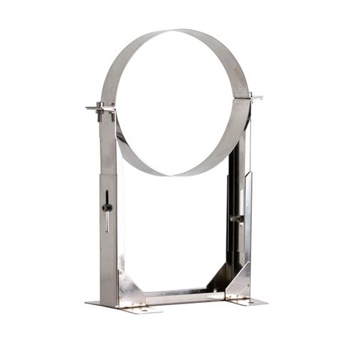 Mm Wall Bracket Twin Wall Pipe Mm Stainless Flexible