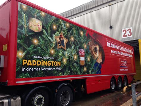 Parcelforce Lorry Trailer With Paddington Promotional Branding