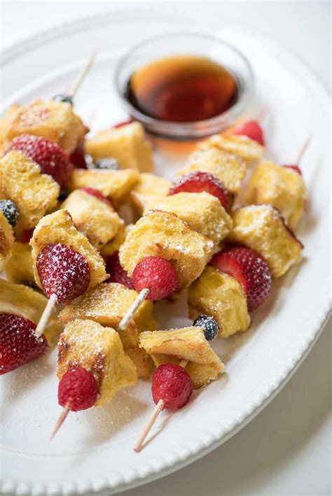 Berry French Toasts Kabobs Are Convenient Pick Up And Go Finger Food