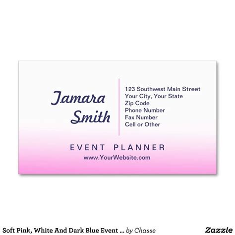 Event Planner Events Visiting Card Design