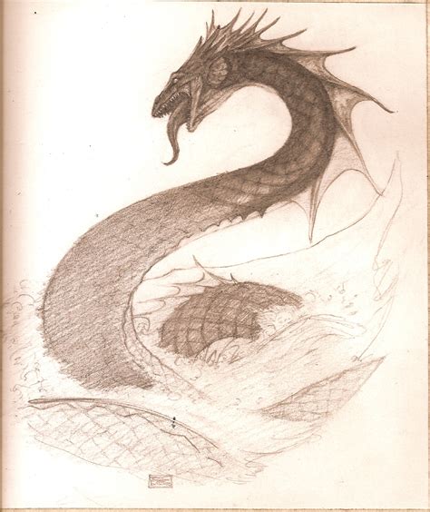 Cincinnati Illustrators Blog Sea Serpent Sketch