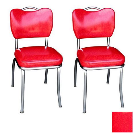 Dinning furniture chairs set of cheap chrome dining set. Shop Richardson Seating 50's Retro Chrome Stackable Dining ...