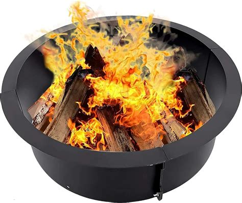 Amazon Com Karpevta Fire Pit Ring X X Inches Fire Ring Insert