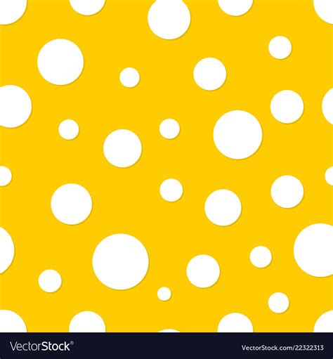 Seamless Polka Dot Yellow Background Royalty Free Vector