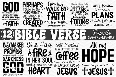Bible Verse Svg Bundle Graphic By Craftart · Creative Fabrica