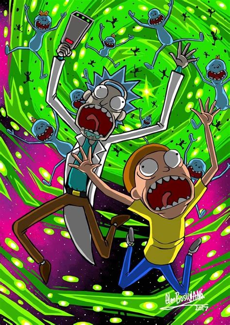 Weed Rick And Morty Background Smoking Weed Aesthetic Computer