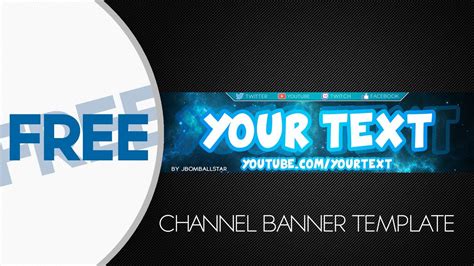 So you need to use your space wisely. SpeedArt FREE HD Youtube Channel Banner Template - YouTube
