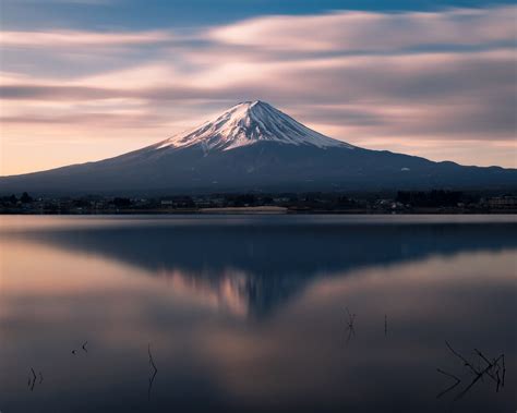Winter Sunrise with Mount Fuji - Kawaguchiko : japanpics