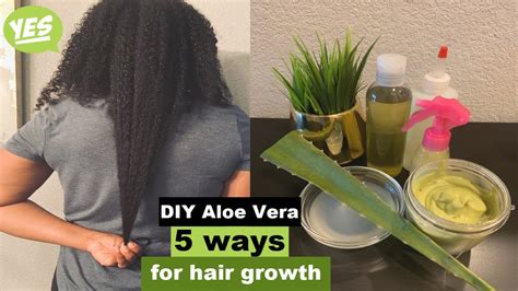 Aloe Vera 5 Ways For Extreme Hair Growth Youtube