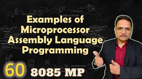 3 Examples Of Microprocessor Assembly Language Programming Youtube