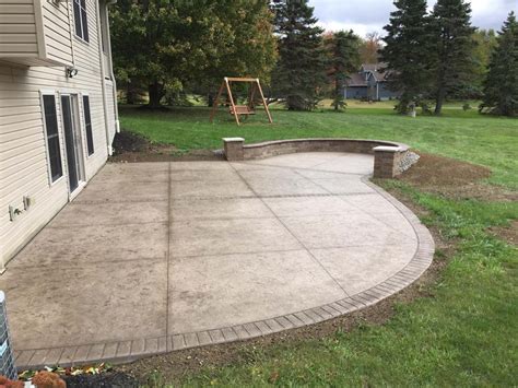 Backyard Stamped Concrete Patio Ideas 25 Inspiring Stamped Concrete
