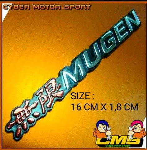 Jual Emblem Body Mugen Chrome Emblem Mugen Chrome Universal Di Lapak Grosir Variasi Mobil