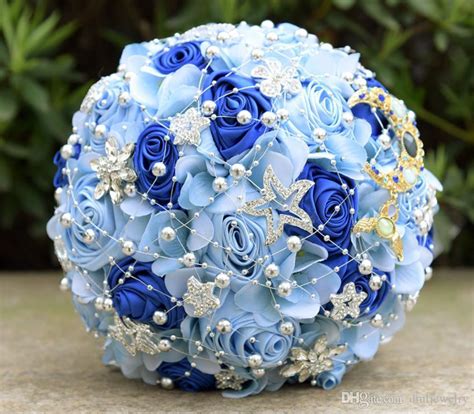 Posts about coral wedding bouquet written by lipinoga florist. Artificial Bridal Wedding Bouquets Flowers Crystal ...