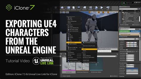 Unreal Live Link Plug In Tutorial Exporting Ue4 Characters From The