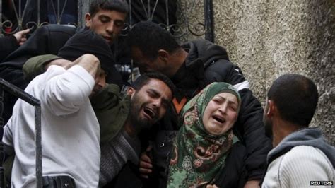 Palestinian Killed During Funeral Clash In West Bank Bbc News