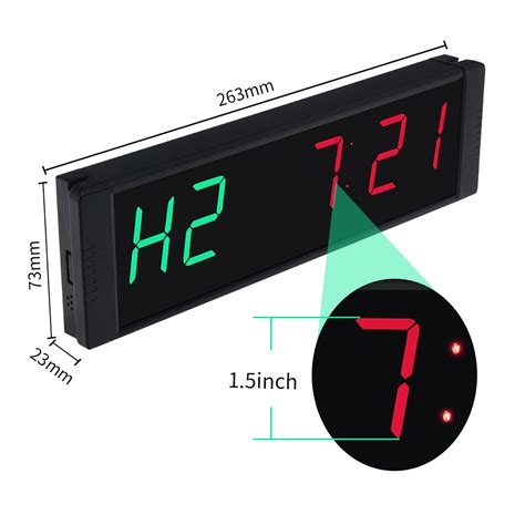 15inch Digits Clock Stopwatchgym Timer Led Interval Timer Digital