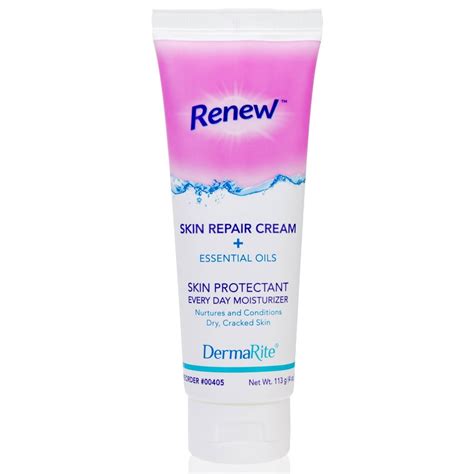 Dermarite Industries Renew Skin Repair Cream Plus Essential Oils 4 Oz