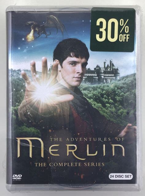 Adventures Of Merlin The Complete Series 24 Disc Dvd Set Bbc 2019 For