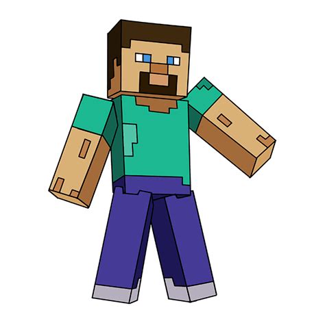 Cách Vẽ Steve Trong Minecraft Vẽvn