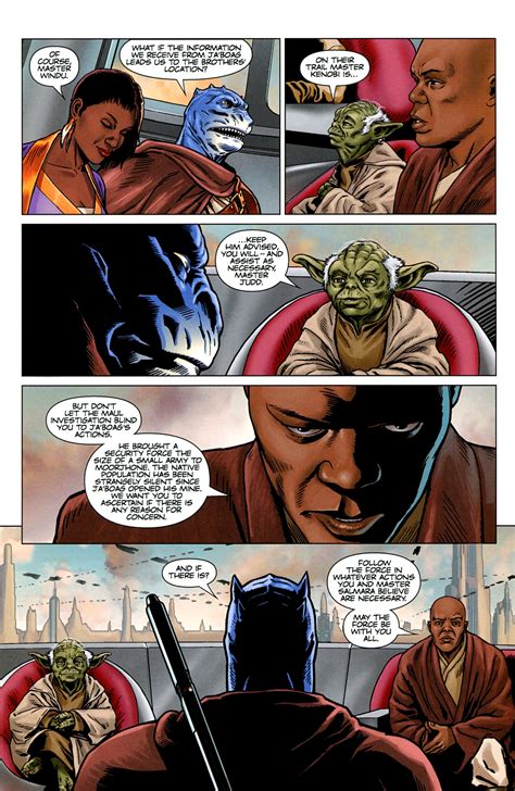 Read Online Star Wars Darth Maul Death Sentence Comic Issue 1