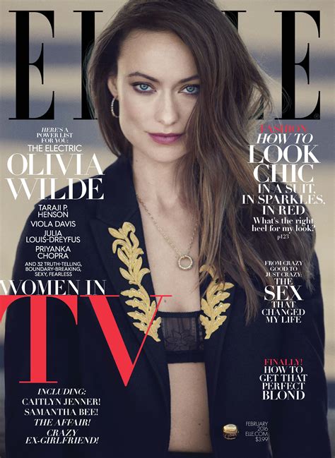 Olivia Wilde Elle Magazine Cover February 2016 Gotceleb