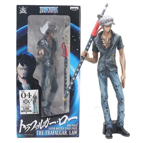 30cm one piece trafalgar law super master star piece law pvc action figures toys in action and toy