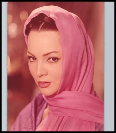 Spanish Actress Sara Sarita Montiel 1950s Portrait Original Vintage