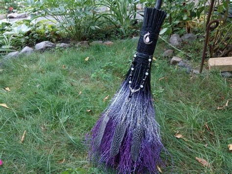 Witchs Broom Halloween Broom Porch Decor Jumping Etsy