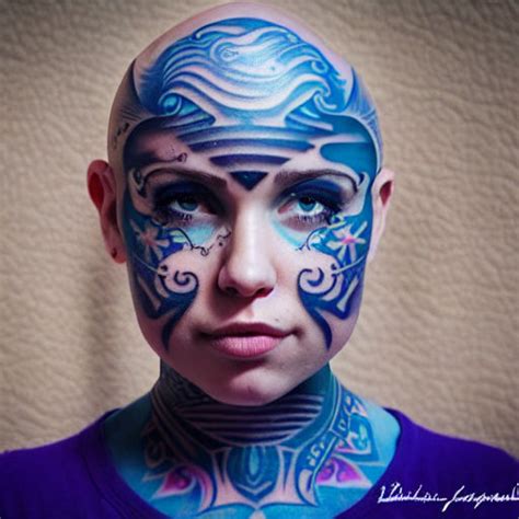 Tattooed Woman 32 By Yaalzaruth On Deviantart