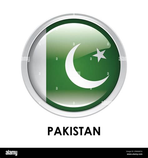 Round Flag Of Pakistan Stock Photo Alamy