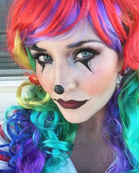 Halloween Cute Clown Makeup For Women Makeup Pinterest Clown
