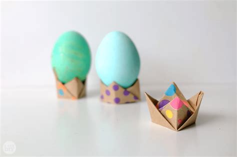 Origami Easter Egg Stand I Try Diy