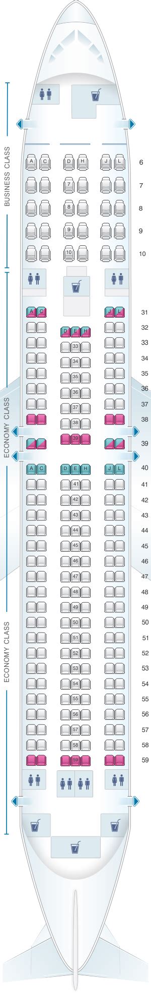 Seat Map China Eastern Airlines Boeing B767 300 Seatmaestro