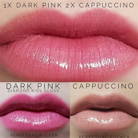LipSense Distributor 228660 Perpetualpucker Dark Pink And Cappuccino