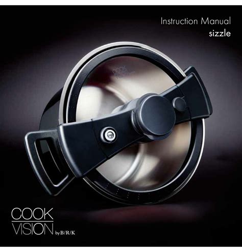 Cook Vision Sizzle Instruction Manual Pdf Download Manualslib