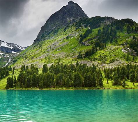 Mountains Lake Hill Lake Water Hd Wallpaper Peakpx