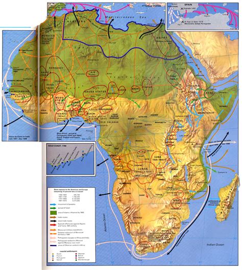 Can you name the countries of africa in the year 1700? Trade, Slavery and Warfare in Africa 1450 - 1870 - Mapping Globalization
