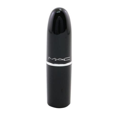 MAC Lustreglass Lipstick 543 Posh Pit Warm Rose Brown Nude 3g 0 1oz