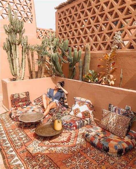 Outdoor Moroccan Desert Furniture 75 Charming Morocco Style Patio