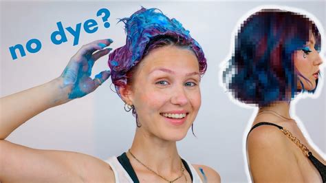 Dyeing My Hair Without Using Hair Dyes Youtube