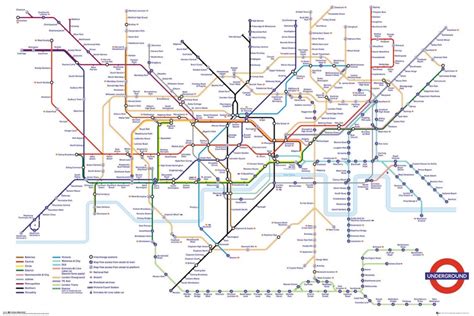 London Underground Map Printable A4 Printable Maps