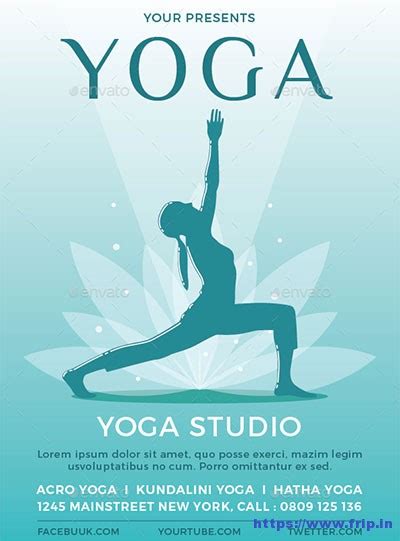 20 best yoga flyer template 2023