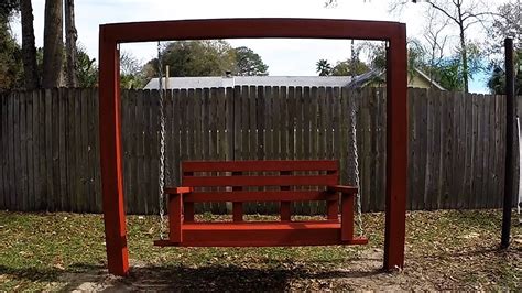 Patio swing bench view more . DIY Simple/Easy/Cheap Porch/Bench Swing with 2x4's - YouTube