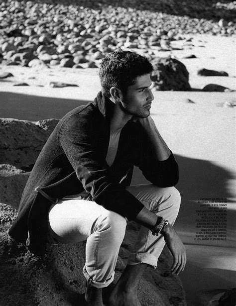 A Quiet Miguel Iglesias Explores The Beach For GQ Spain Miguel Angelo