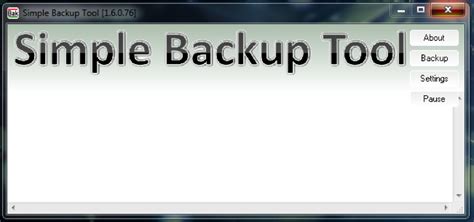 Simple Backup Tool Safe Backup Backup Howto