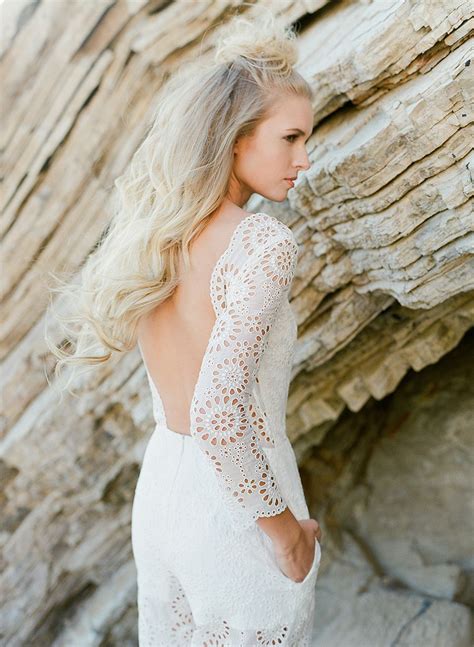 From Bikini To Gown This Beach Bridal Inspo Is Gorgeous Fall Wedding Gowns Floral Wedding