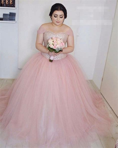 Https://favs.pics/wedding/pink Plus Size Wedding Dress